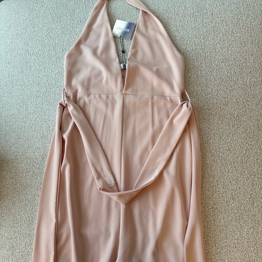 Missguided Blush Pink Maxi Dress
